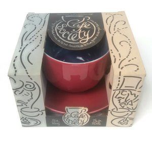 Cafe Society Mug & Plate Set 26oz Mug 7.5in Plate Kane Industries Soup or Coffee